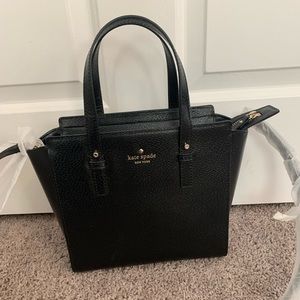 new with tags kate spade black grand street small hayden